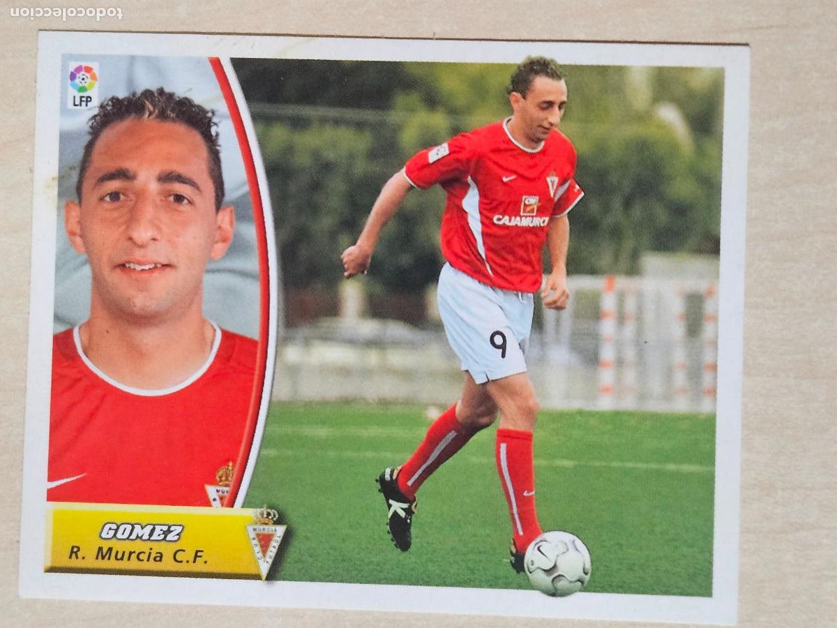 Figurine di Calcio: CROMO GOMEZ - ESTE 2003 04 - 03 04 - CROMO SIN PEGAR - REAL MURCIA