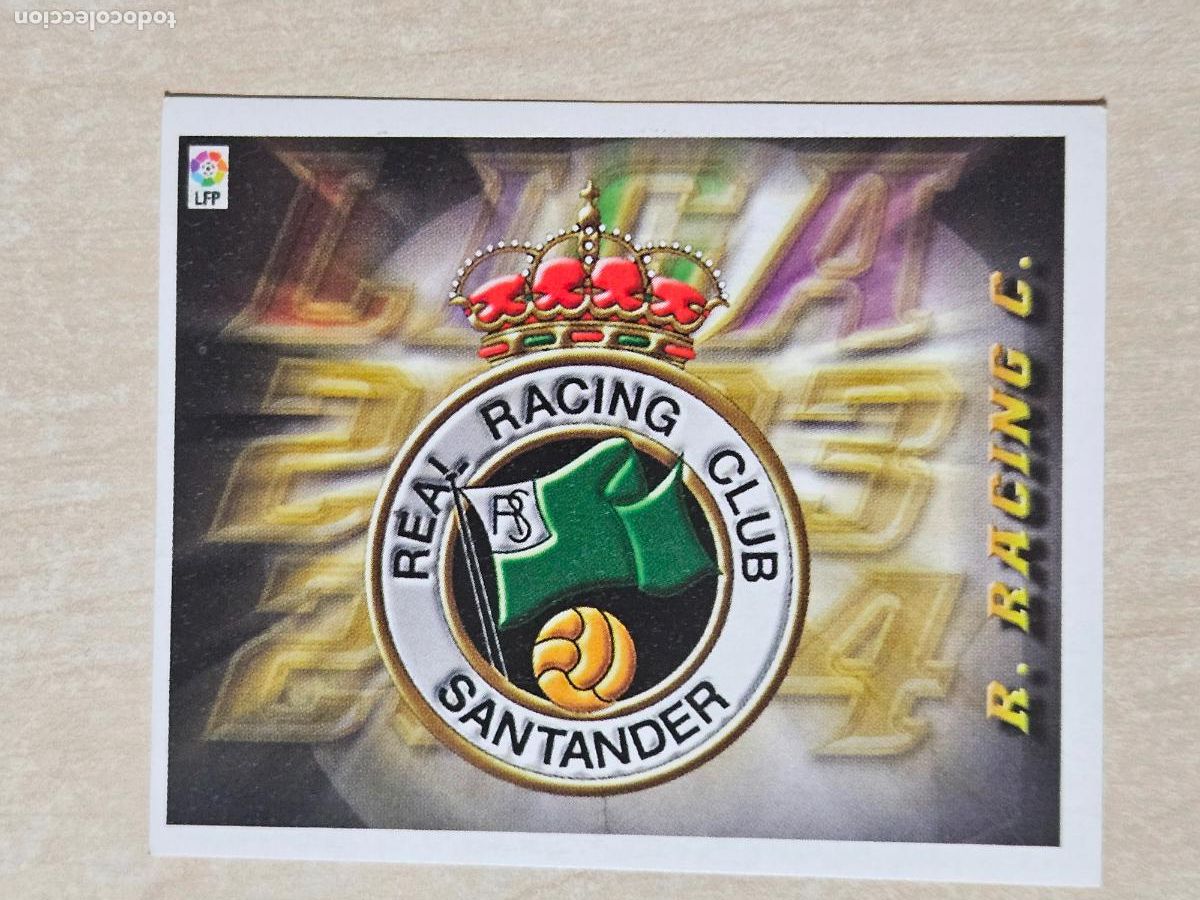 Cromos de f&uacute;tbol: CROMO ESCUDO - ESTE 2003 04 - 03 04 - CROMO SIN PEGAR - RACING DE SANTANDER