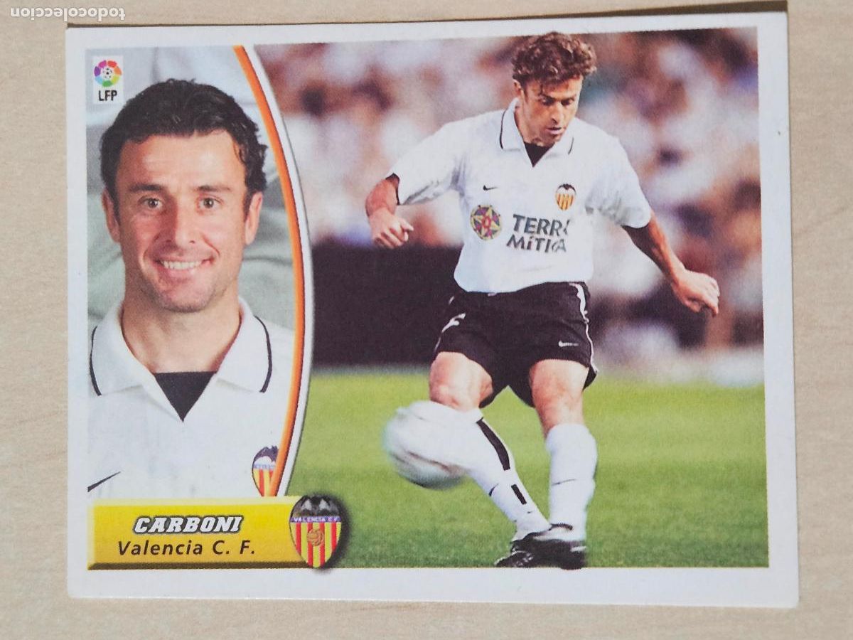 Figurine di Calcio: CROMO CARBONI - ESTE 2003 04 - 03 04 - CROMO SIN PEGAR - VALENCIA