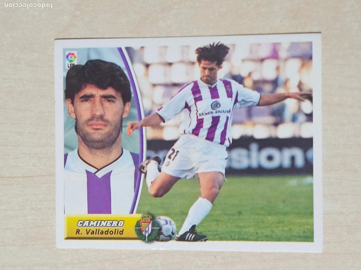 Cromos de f&uacute;tbol: CROMO CAMINERO - ESTE 2003 04 - 03 04 - CROMO SIN PEGAR - REAL VALLADOLID