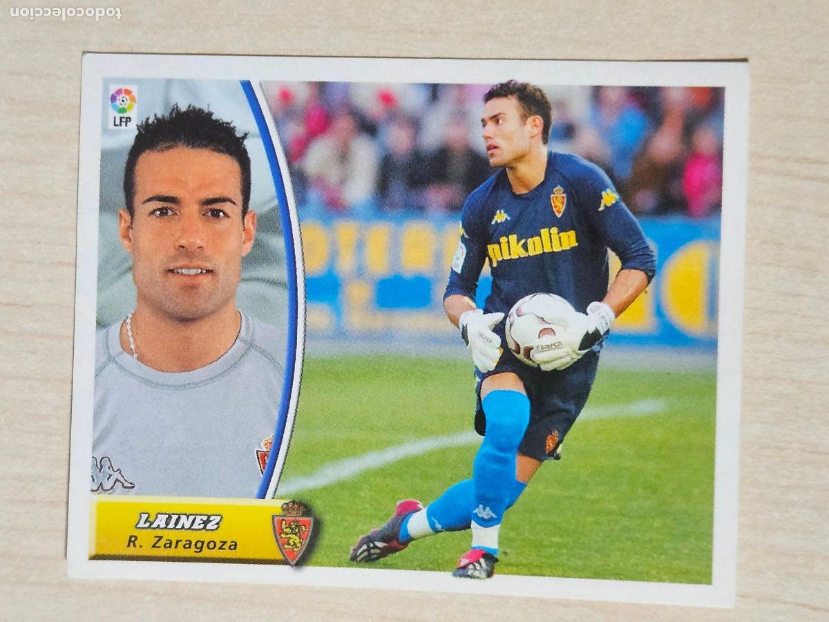 Figurine di Calcio: CROMO LAINEZ - ESTE 2003 04 - 03 04 - CROMO SIN PEGAR - REAL ZARAGOZA