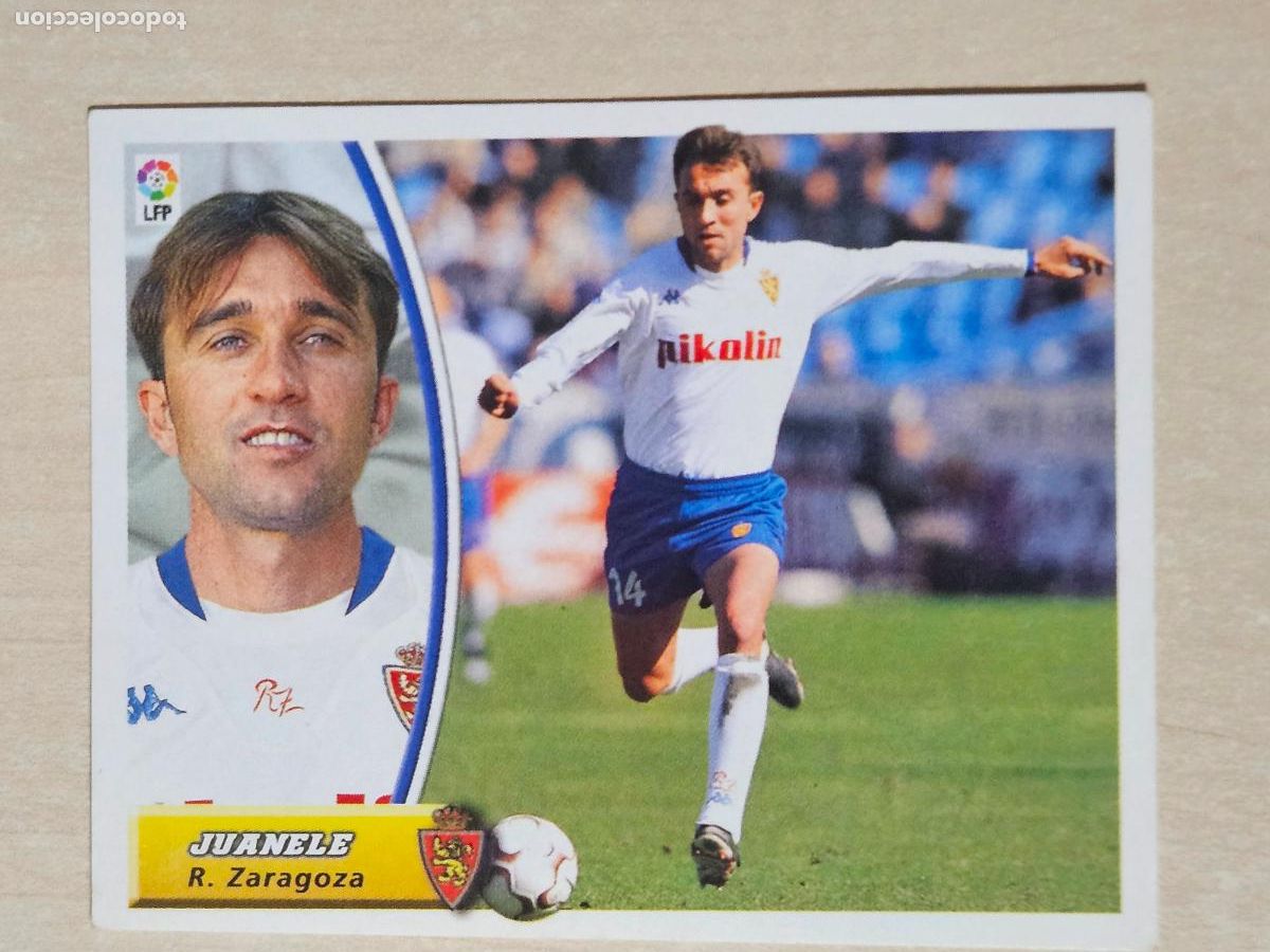Cromos de F&uacute;tbol: CROMO JUANELE - ESTE 2003 04 - 03 04 - CROMO SIN PEGAR - REAL ZARAGOZA