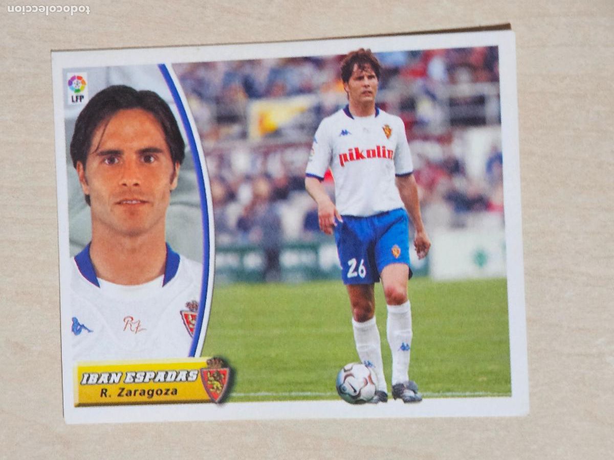Cromos de F&uacute;tbol: CROMO IBAN ESPADAS - ESTE 2003 04 - 03 04 - CROMO SIN PEGAR - REAL ZARAGOZA