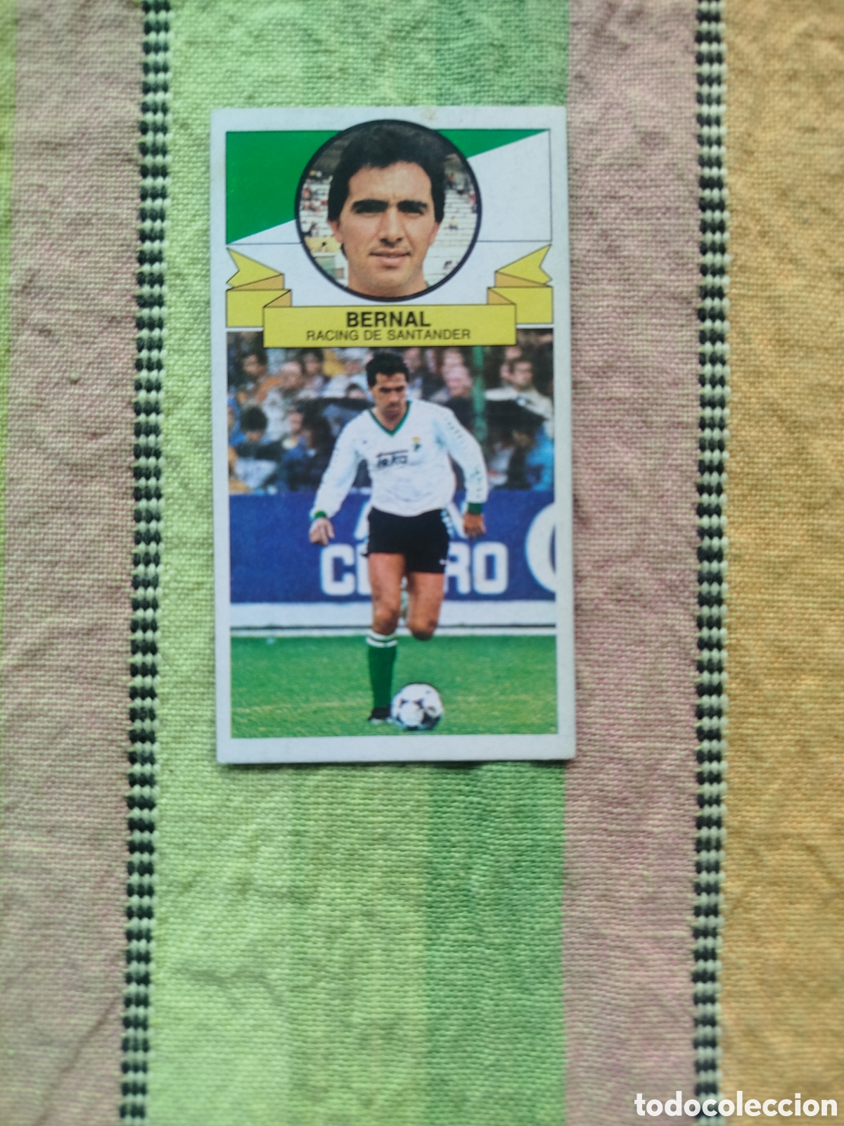 Figurine di Calcio: LIGA ESTE 85-86 BERNAL RACING DE SANTANDER BAJA