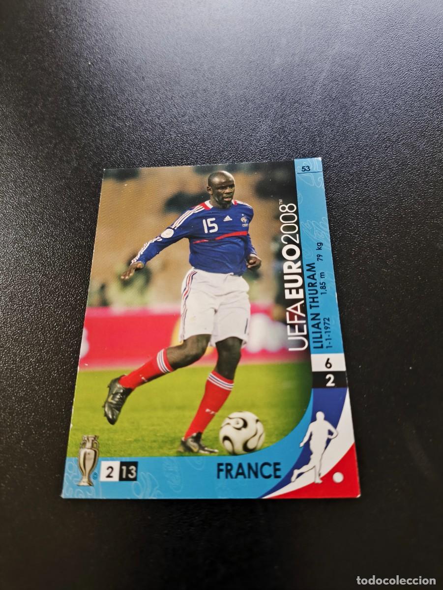 Fu&szlig;ball-Sticker: 53 LILIAN THURAM FRANCIA FRANCE BARCELONA PANINI TRADING CARD EURO 2008 EUROCOPA 08