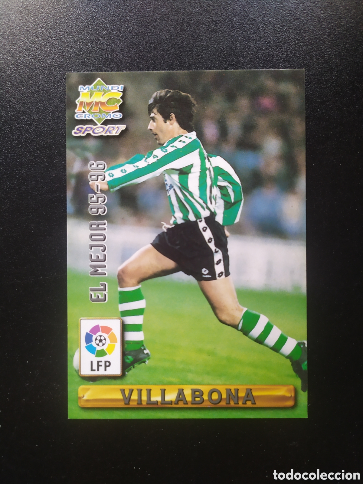 Figurine di Calcio: Mundicromo fichas Liga 1996 1997 96 97 Villabona el mejor n&deg; 416 Racing Santander