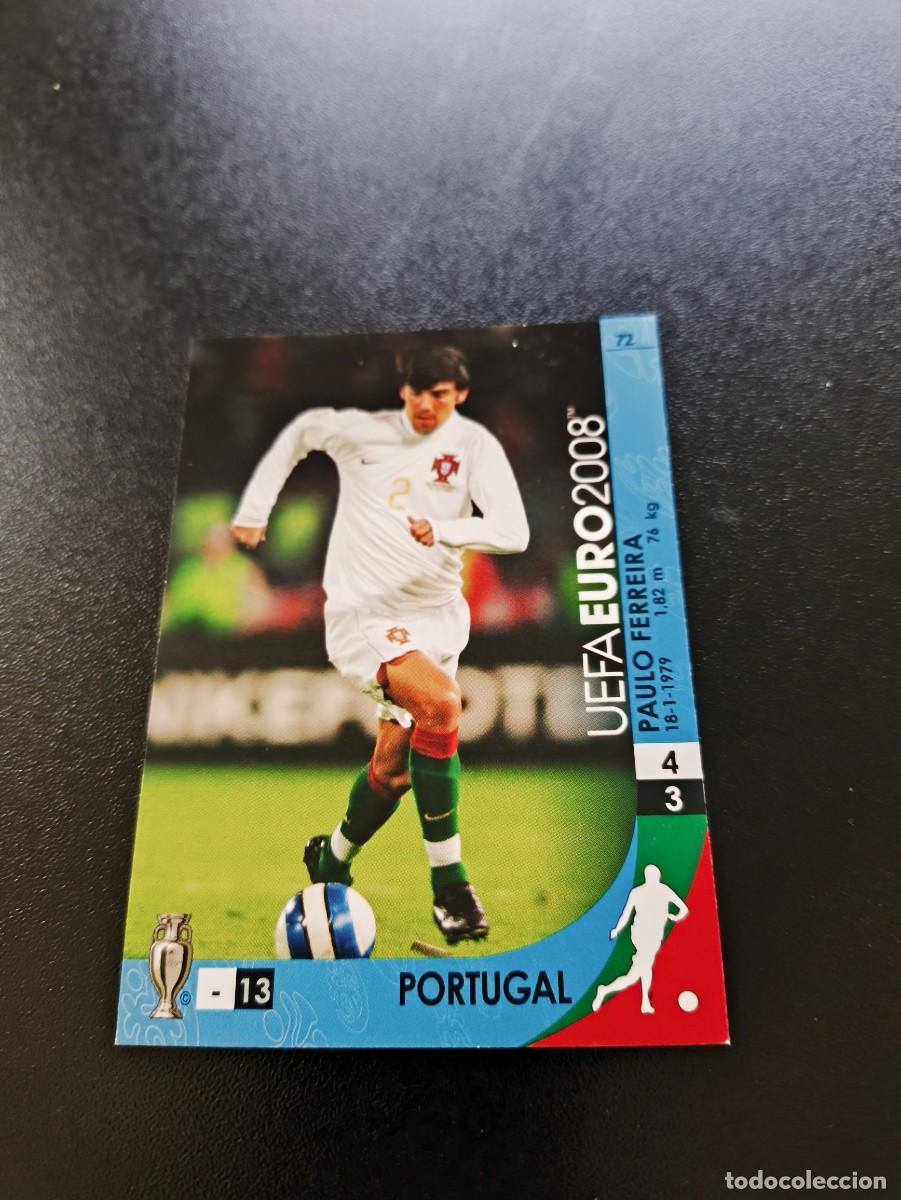 Figurine di Calcio: 72 PAULO FERREIRA PORTUGAL PANINI TRADING CARD EURO 2008 EUROCOPA 08