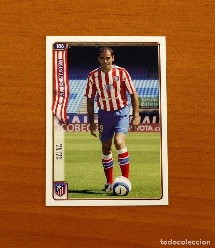 Figurine di Calcio: Atl&eacute;tico de Madrid -N&ordm; 186 Salva - Mundicromo Las Fichas de la Liga 2004-2005-04-05