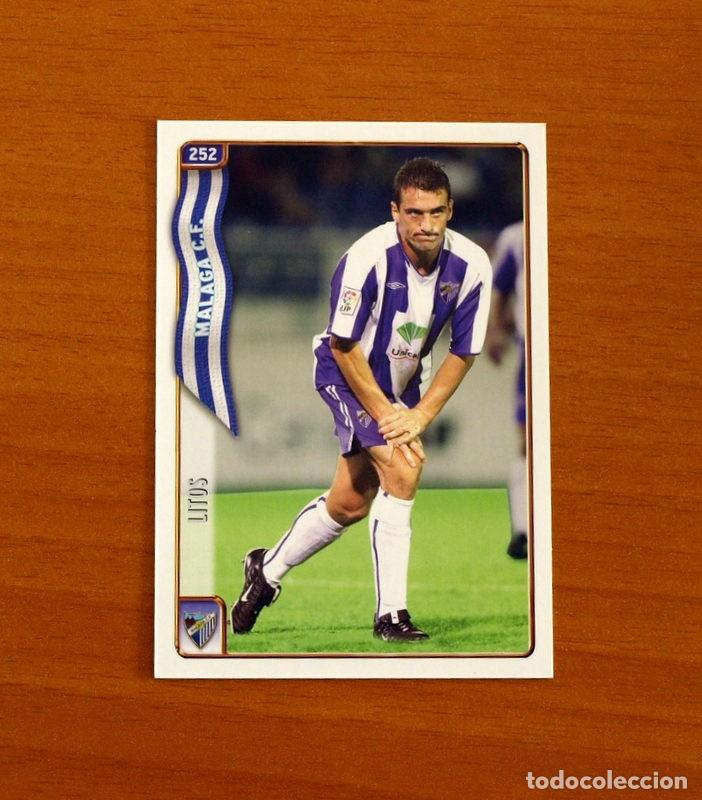 Fu&szlig;ball-Sticker: M&aacute;laga -N&ordm; 252 Litos - Mundicromo Las Fichas de la Liga 2004-2005-04-05