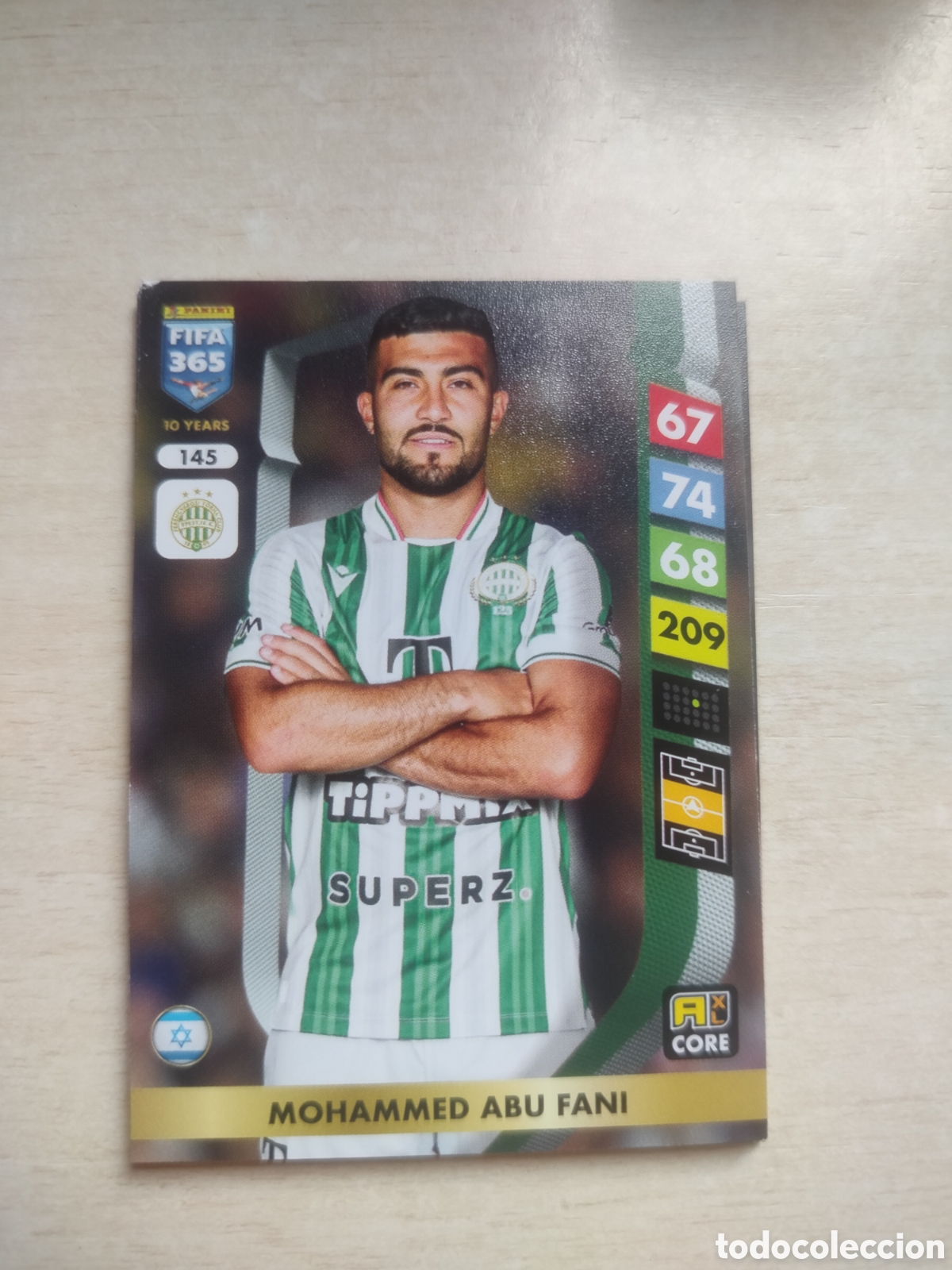 Football Stickers: MOHAMMED ABU FANI 145 ADRENALYN XL FIFA 365 2024 2025 24 25