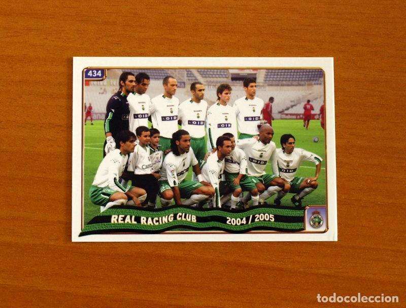 Fu&szlig;ball-Sticker: Racing de Santander -N&ordm; 434 Alineaci&oacute;n-Equipo - Mundicromo Las Fichas de la Liga 2004-2005-04-05