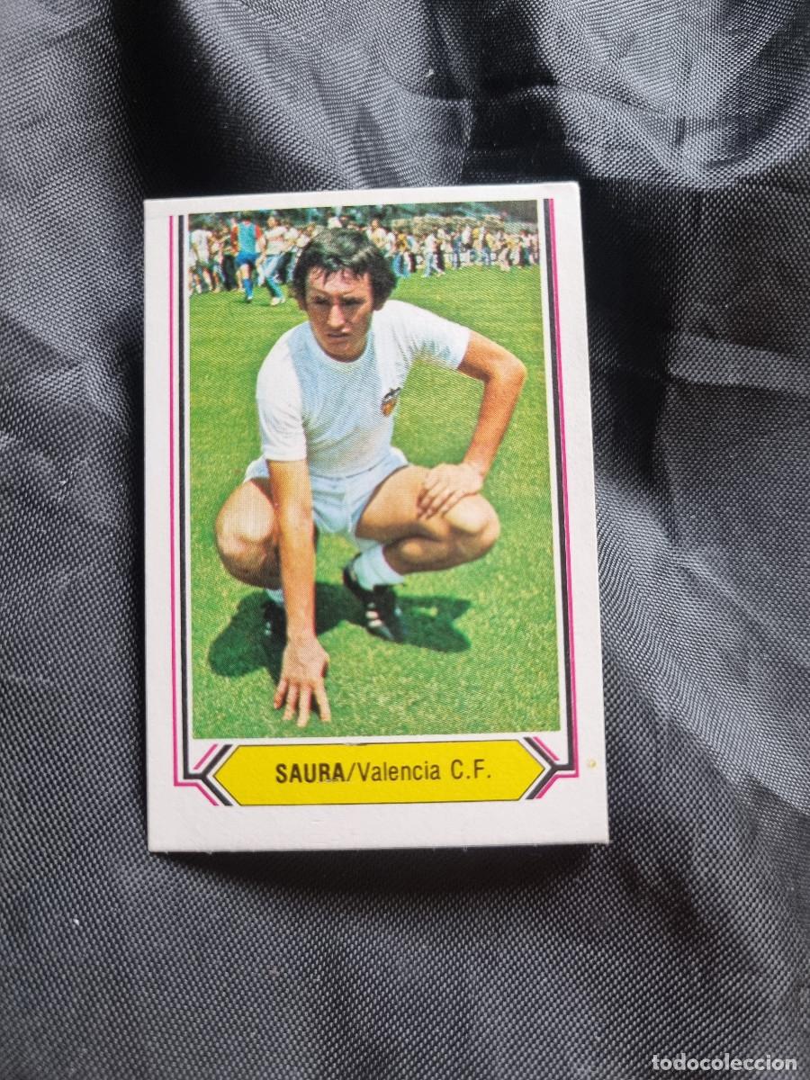 Figurine di Calcio: SAURA. VALENCIA. SIN PEGAR. EDICIONES ESTE LIGA 80/81. 1980/81. PEDIDO MINIMO 3&euro;