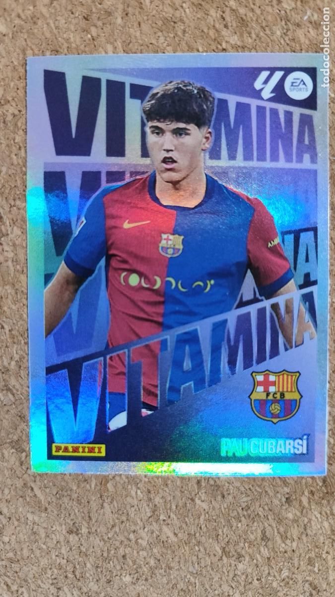 Cromos de f&uacute;tbol: LA LIGA STARS 2025/26 STICKERS VITAMINA CUBARSI FC BARCELONA # 364 PANINI EDICION BRASILE&Ntilde;A