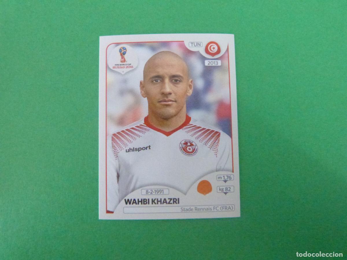 Cromos de F&uacute;tbol: CROMO FUTBOL WAHBI KHAZRI TUNEZ SIN PEGAR N&ordm; 562 MUNDIAL RUSIA 2018 PANINI