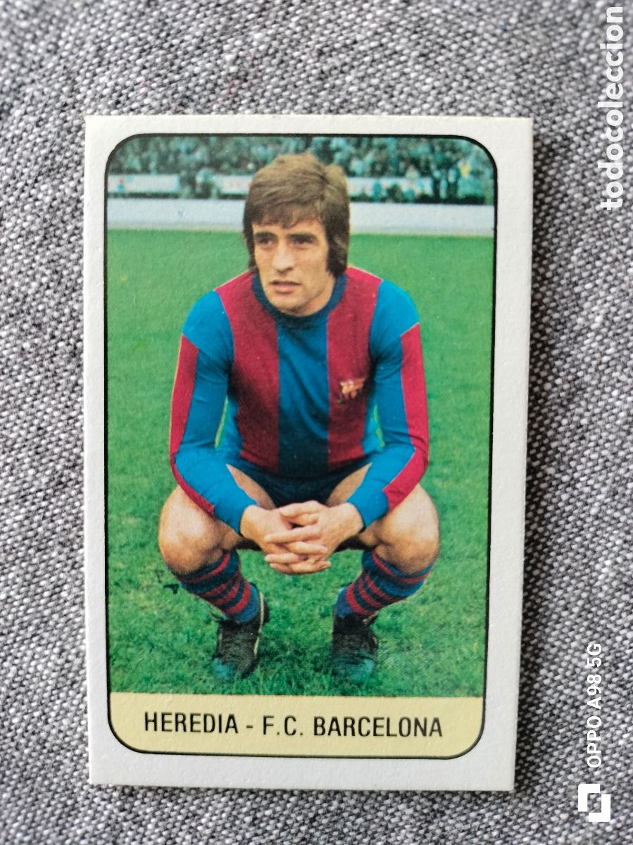 Cromos de F&uacute;tbol: Cromo Heredia Barcelona 1978 1979 78 79 Ediciones Este liga