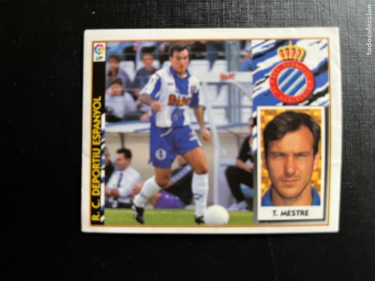 Fu&szlig;ball-Sticker: REIAL CLUB DEPORTIU ESPANYOL TORRES MESTRE ESTE LIGA 97 98