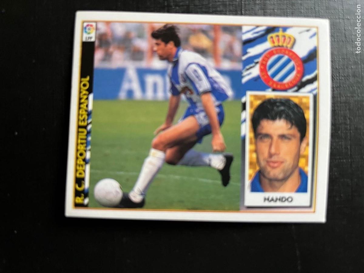 Fu&szlig;ball-Sticker: REIAL CLUB DEPORTIU ESPANYOL NANDO ESTE LIGA 97 98