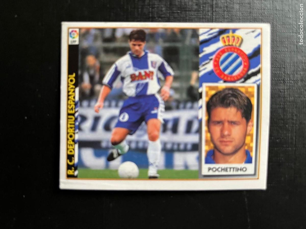 Fu&szlig;ball-Sticker: REIAL CLUB DEPORTIU ESPANYOL POCHETTINO ESTE LIGA 97 98