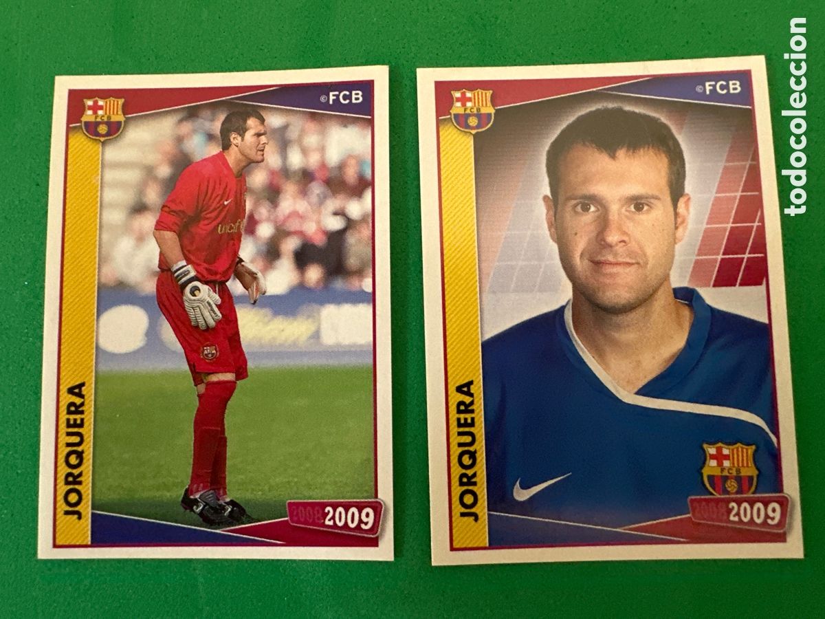 Cromos de F&uacute;tbol: 25-26 JORQUERA F.C.BARCELONA 2008-2009 Panini 08 09 NUNCA PEGADO