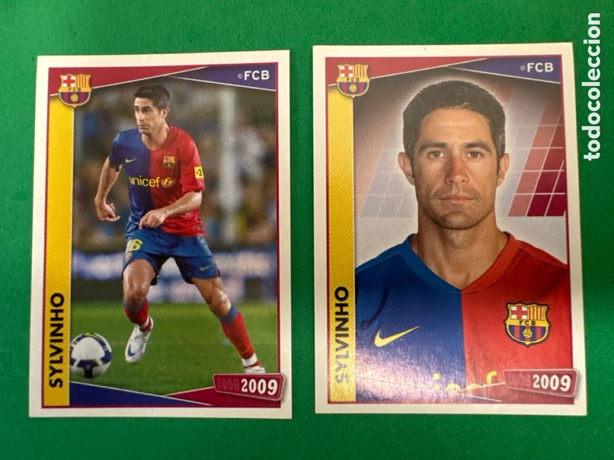 Cartes &agrave; collectionner de Football: 61-62 SYLVINHO F.C.BARCELONA 2008-2009 Panini 08 09 NUNCA PEGADO