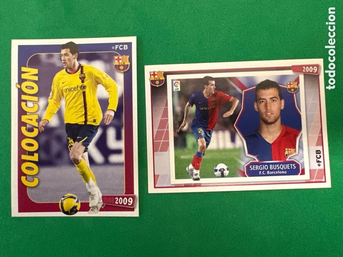 Cartes &agrave; collectionner de Football: 73-75 BUSQUETS ROOKIE F.C.BARCELONA 2008-2009 Panini 08 09 NUNCA PEGADO