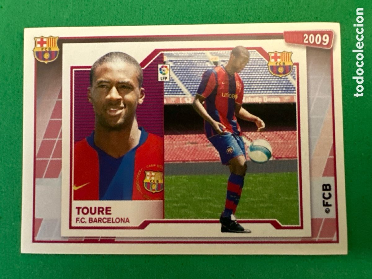 Cartes &agrave; collectionner de Football: 81 TOUR&Eacute; F.C.BARCELONA 2008-2009 Panini 08 09 NUNCA PEGADO