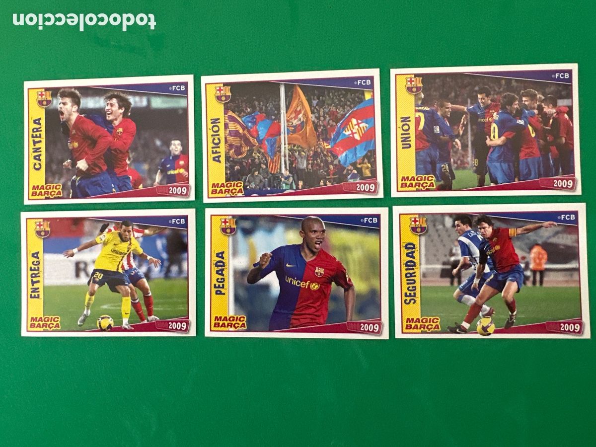 Fu&szlig;ball-Sticker: 88-89-90-94-96-97 MAGIC BAR&Ccedil;A F.C.BARCELONA 2008-2009 Panini 08 09 NUNCA PEGADO