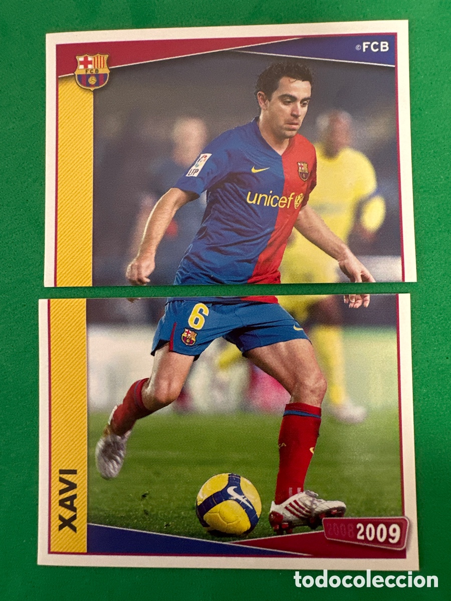 Fu&szlig;ball-Sticker: 98-99 XAVI F.C.BARCELONA 2008-2009 Panini 08 09 NUNCA PEGADO