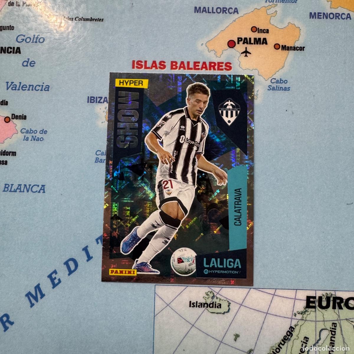 Cartes &agrave; collectionner de Football: Calatrava Hyper show n&uacute;mero 424 del Castell&oacute;n cromo liga Hypermotion 25-26 2025-2026
