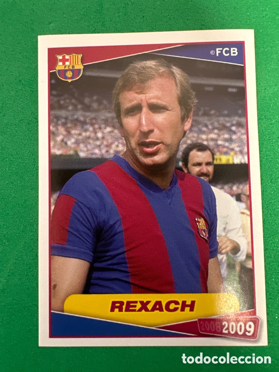 Cromos de F&uacute;tbol: 164 REXACH F.C.BARCELONA 2008-2009 Panini 08 09 NUNCA PEGADO