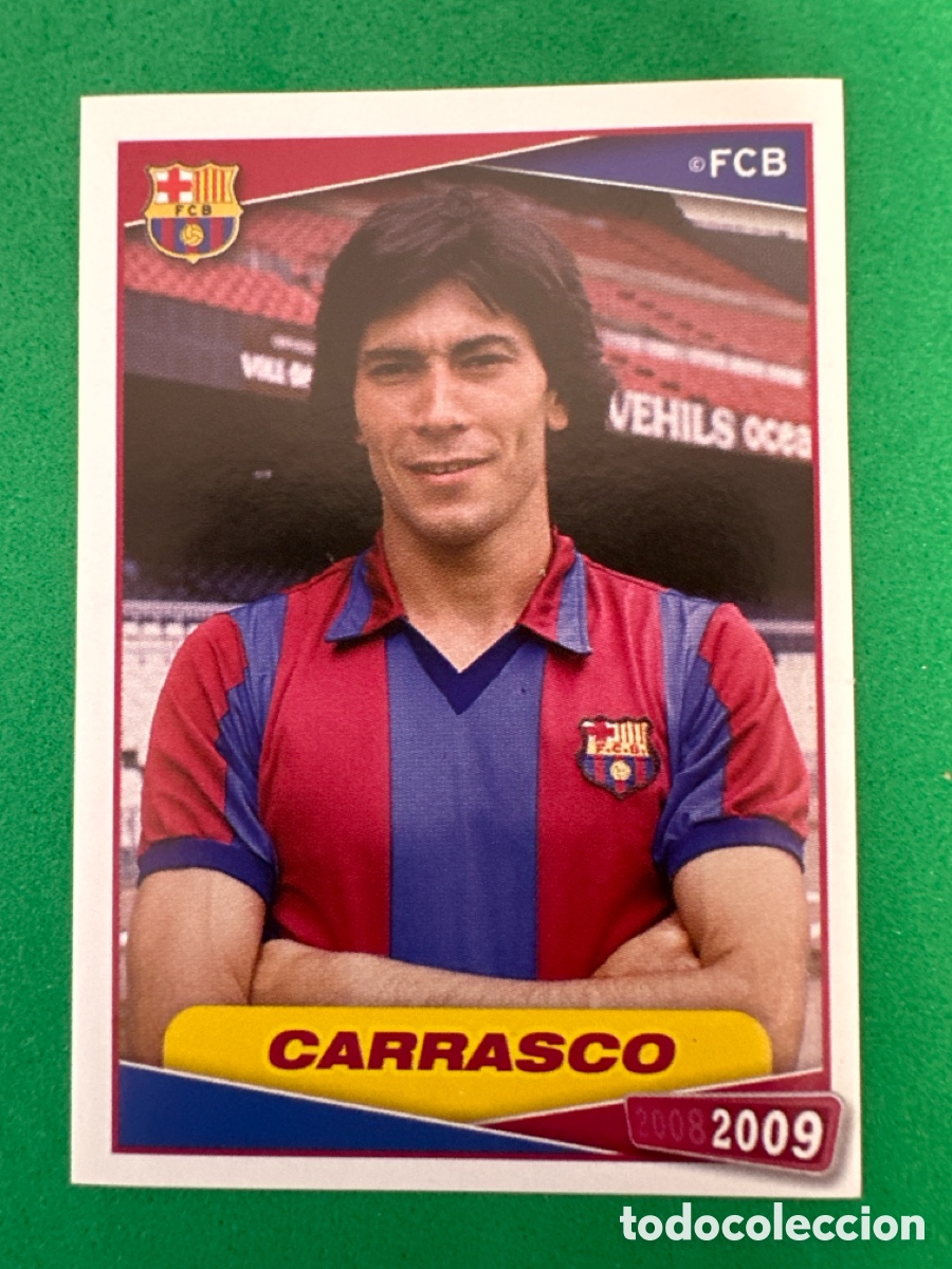 Cartes &agrave; collectionner de Football: 165 CARRASCO F.C.BARCELONA 2008-2009 Panini 08 09 NUNCA PEGADO