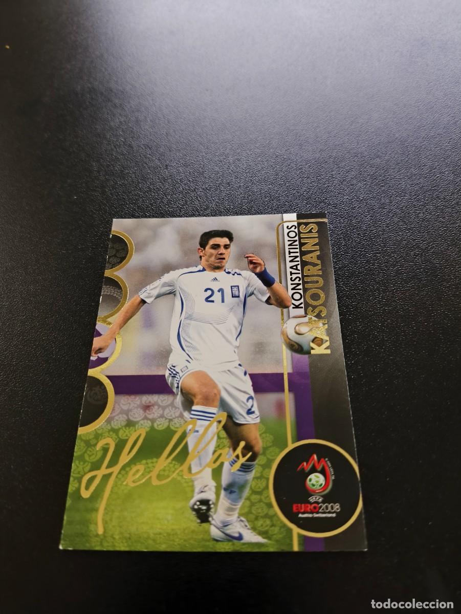 Fu&szlig;ball-Sticker: 74 Kostas Katsouranis GRECIA GREECE HELLAS PANINI UEFA EURO 2008 TRADING CARDS EUROCOPA 08