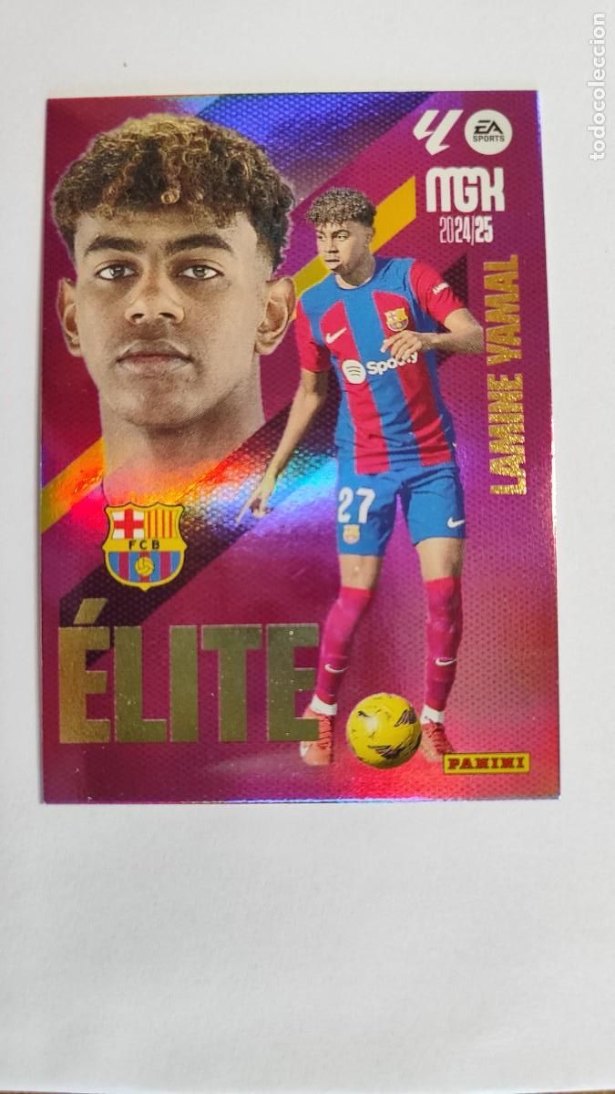 Cromos de f&uacute;tbol: MEGACRACKS 24/25 CARD ELITE LAMINE YAMAL BARCELONA ## 7 PANINI