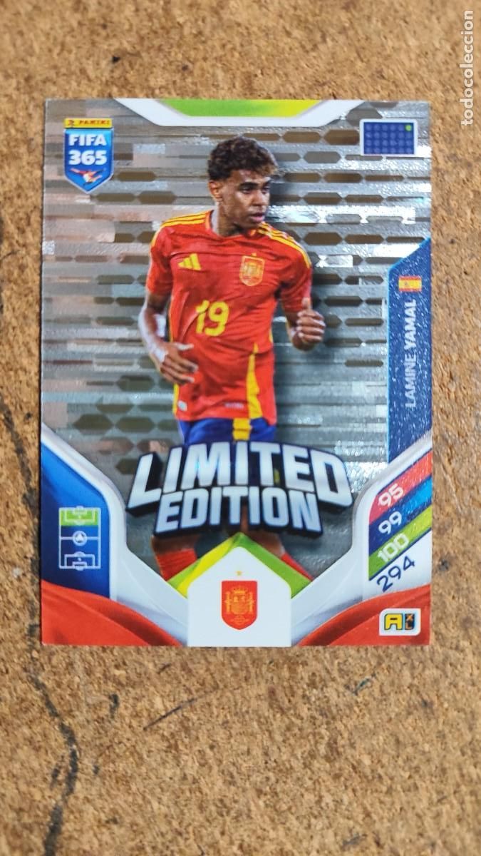 Cromos de F&uacute;tbol: ADRENALYN XL FIFA 365 2026 CARD LIMITED EDITION LAMINE YAMAL ESPA&Ntilde;A # PANINI