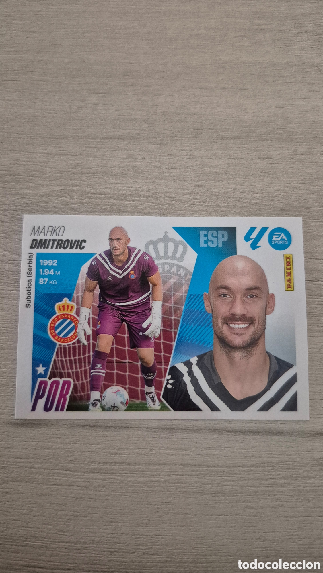 Fu&szlig;ball-Sticker: N&deg;3 Espanyol Dimitrovic Liga Este 25/26