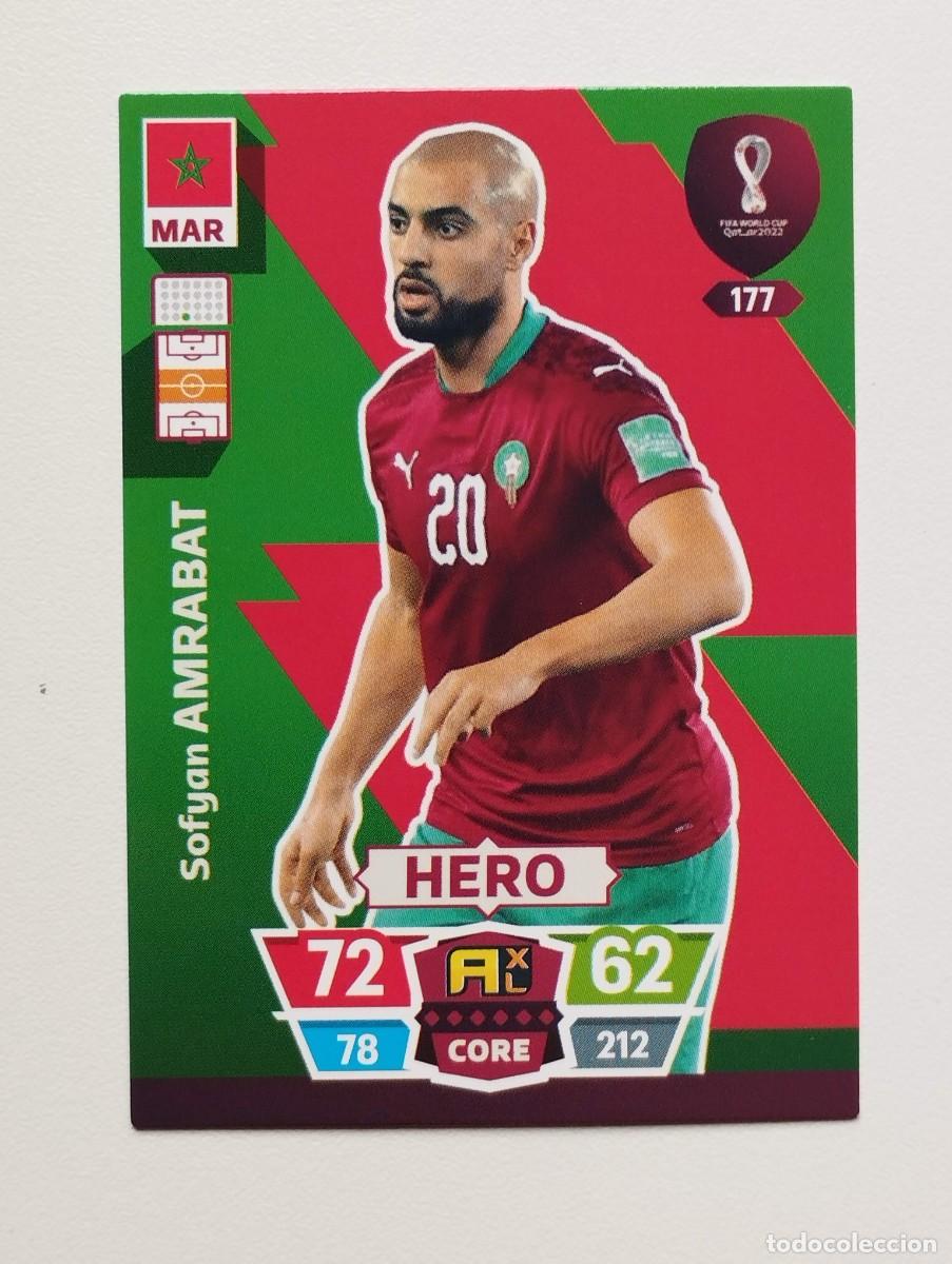 Figurine di Calcio: CROMO CARD 177 AMRABAT MARRUECOS MUNDIAL DE FUTBOL QATAR 2022 - PANINI ADRENALYN