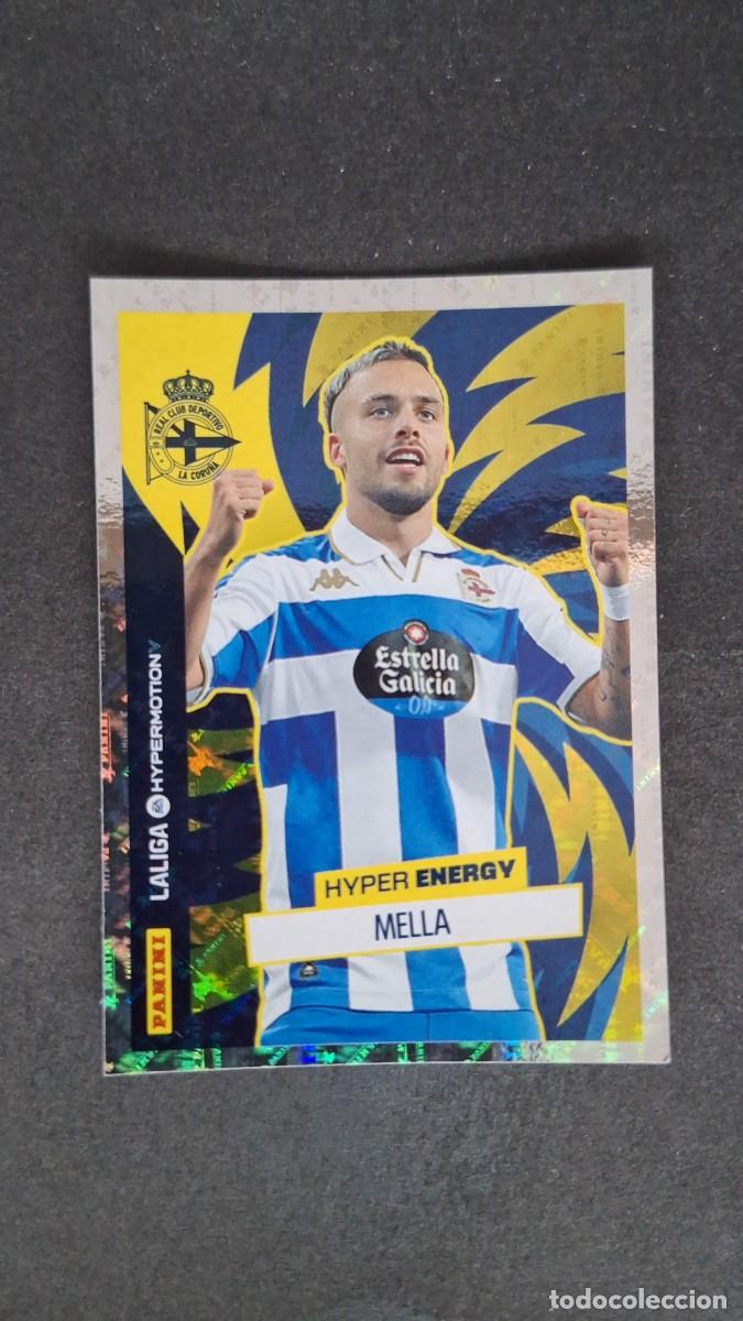 Fu&szlig;ball-Sticker: L2 MELLA DEPORTIVO DE LA CORU&Ntilde;A HYPER ENERGY 471 LIGA HYPERMOTION 2025/2026 PANINI NUNCA PEGADO