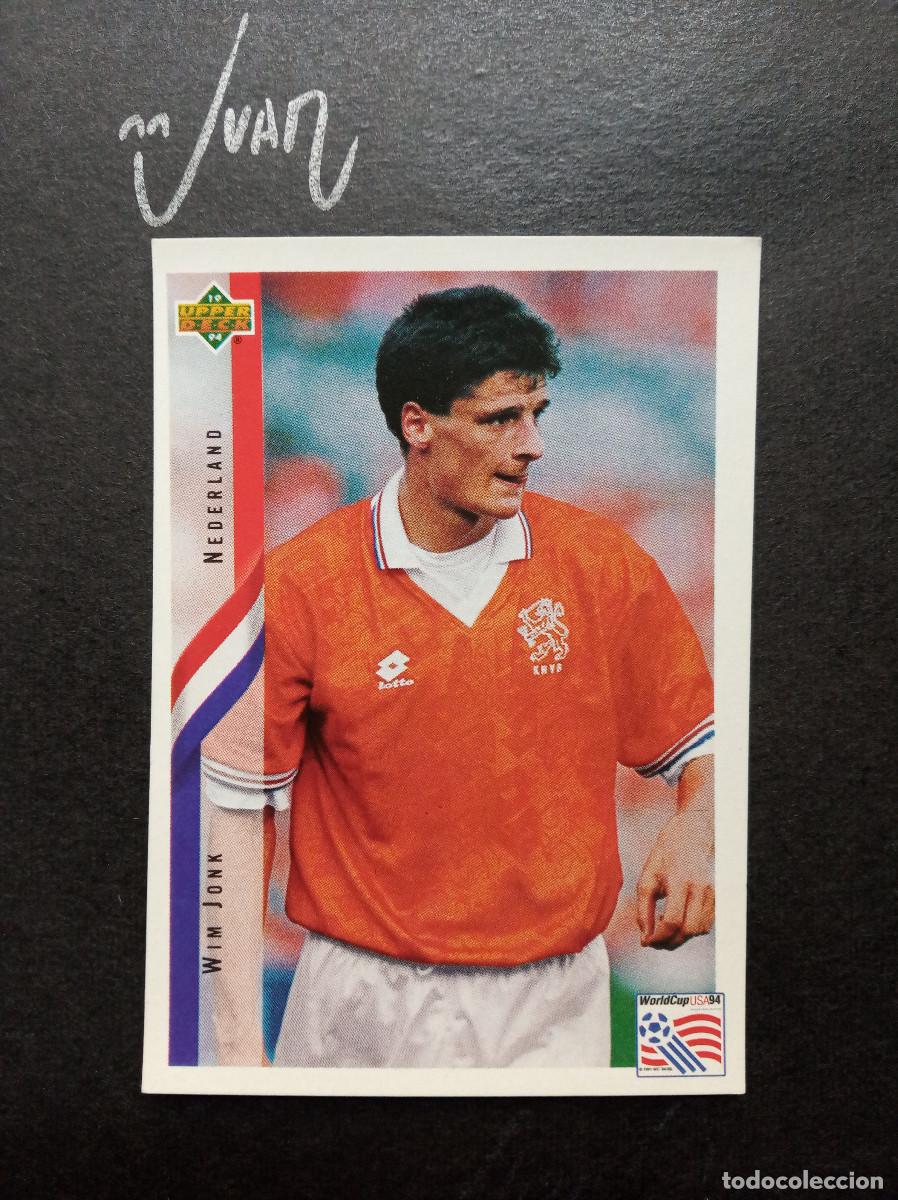 Figurine di Calcio: N&ordm; 274 WIM JONK HOLANDA NEDERLAND INTER MILAN ⚽ UPPER DECK &reg; MUNDIAL USA 1994 WORLD CUP 94 SIN PEGAR