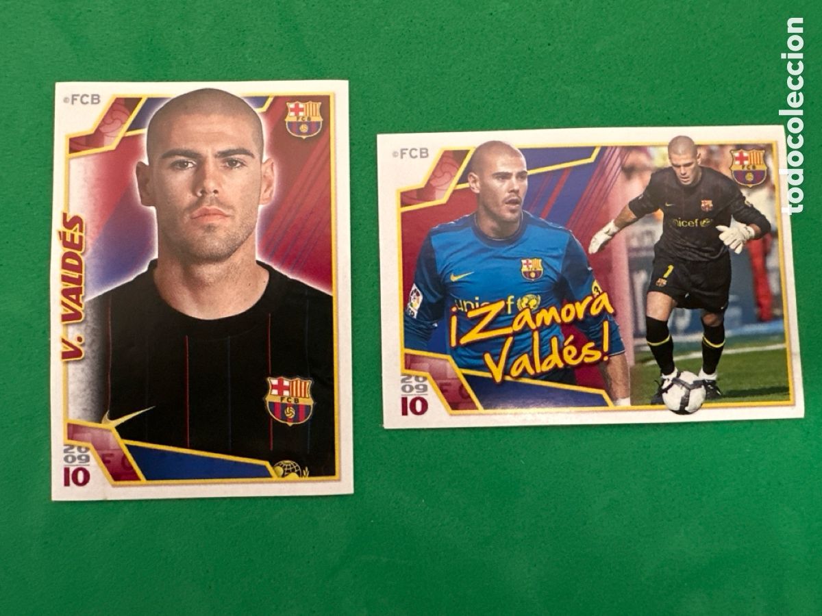 Cartes &agrave; collectionner de Football: 46-49 V&Iacute;CTOR VALD&Eacute;S EL BAR&Ccedil;A DE LAS SEIS COPAS F.C.BARCELONA 2008-2009 Panini 08 09 SIN PEGAR
