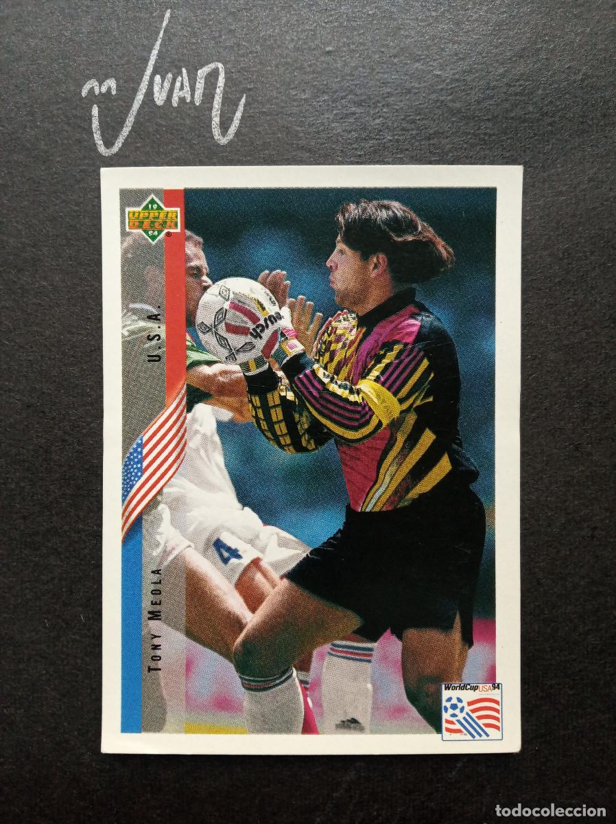 Figurine di Calcio: N&ordm; 1 TONY MEOLA UNITED STATES EEUU USNT ⚽ UPPER DECK &reg; MUNDIAL USA 1994 WORLD CUP 94 SIN PEGAR