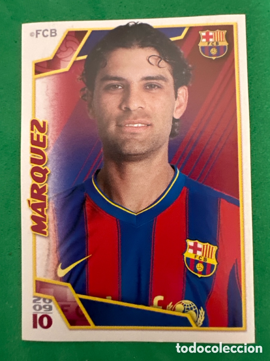 Cartes &agrave; collectionner de Football: 64 MARQUEZ EL BAR&Ccedil;A DE LAS SEIS COPAS F.C.BARCELONA 2008-2009 Panini 08 09 SIN PEGAR