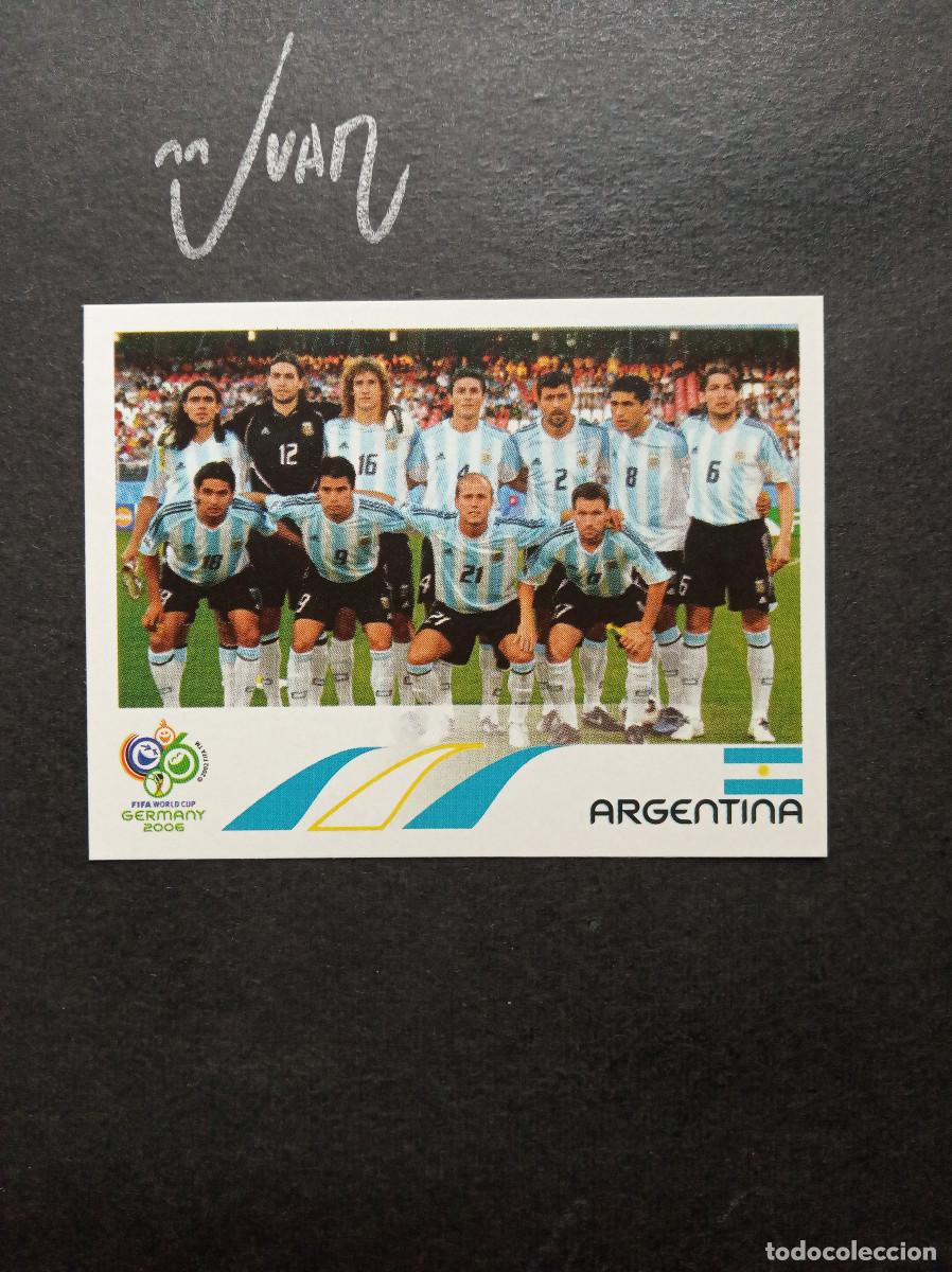 Cromos de Futebol: N&ordm; 169 ALINEACION ARGENTINA SAVIOLA RIQUELME ⚽ PANINI &reg; FIFA WORLD CUP GERMANY 2006 MUNDIAL 06 NUEVO