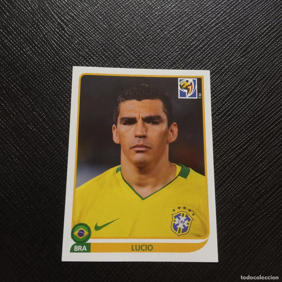 Cromos de f&uacute;tbol: 489 LUCIO BRASIL PANINI 2010 SOUTH AFRICA MUNDIAL FUTBOL 10 - SIN PEGAR - A68 PG55