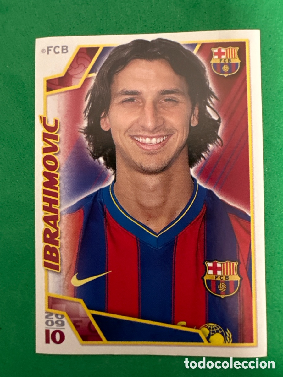 Cromos de F&uacute;tbol: 88 IBRAHIMOVIC EL BAR&Ccedil;A DE LAS SEIS COPAS F.C.BARCELONA 2008-2009 Panini 08 09 SIN PEGAR
