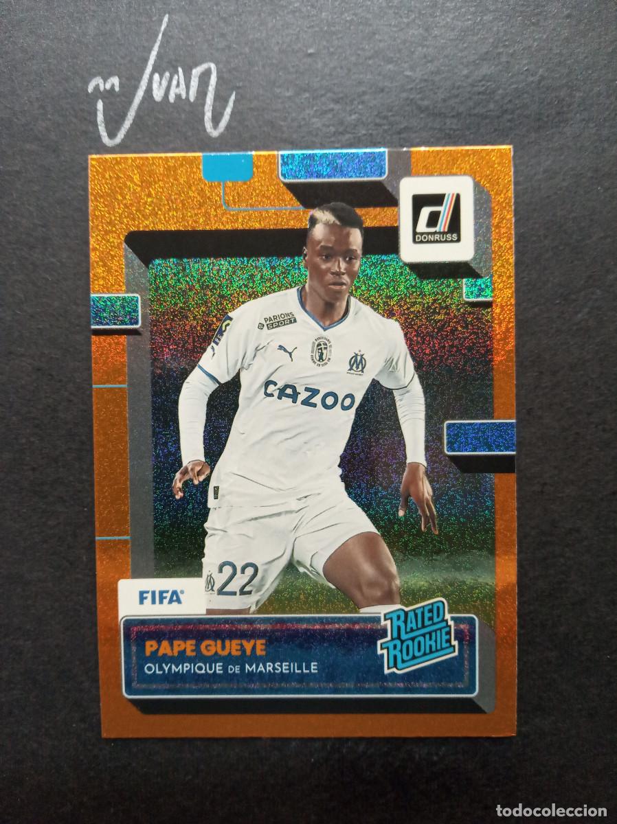 Fu&szlig;ball-Sticker: 187 RATED ROOKIE GOLD PAPE GUEYE MARSELLA VILLARREAL SENEGAL ⚽ PANINI &reg; DONRUSS 2022 2023 22 23