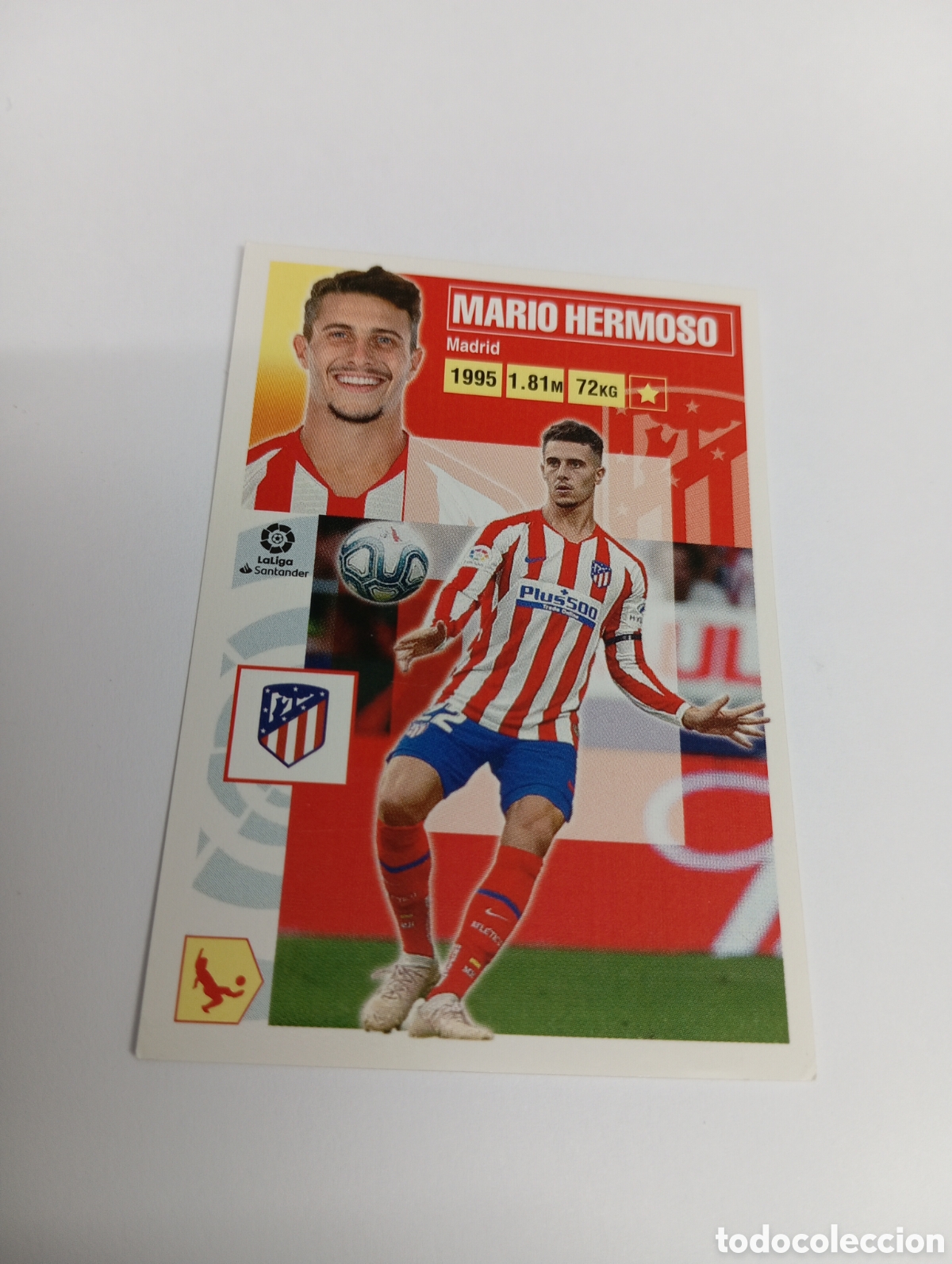 Cromos de Futebol: Mario Hermoso 8 B Atl&eacute;tico de Madrid LIGA ESTE 20-21 Panini 2020 2021