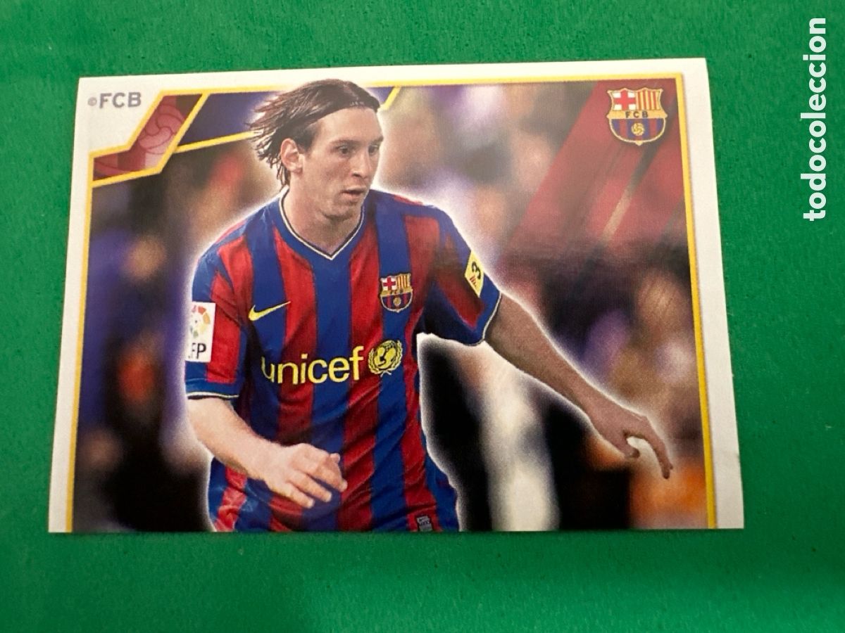 Cromos de F&uacute;tbol: 92 MESSI EL BAR&Ccedil;A DE LAS SEIS COPAS F.C.BARCELONA 2008-2009 Panini 08 09 SIN PEGAR