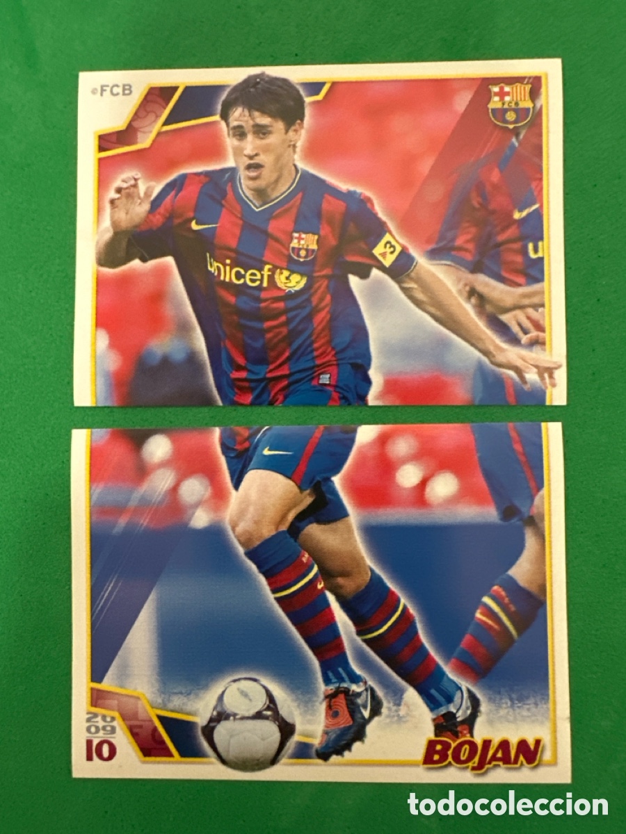 Fu&szlig;ball-Sticker: 98-99 BOJAN EL BAR&Ccedil;A DE LAS SEIS COPAS F.C.BARCELONA 2008-2009 Panini 08 09 SIN PEGAR