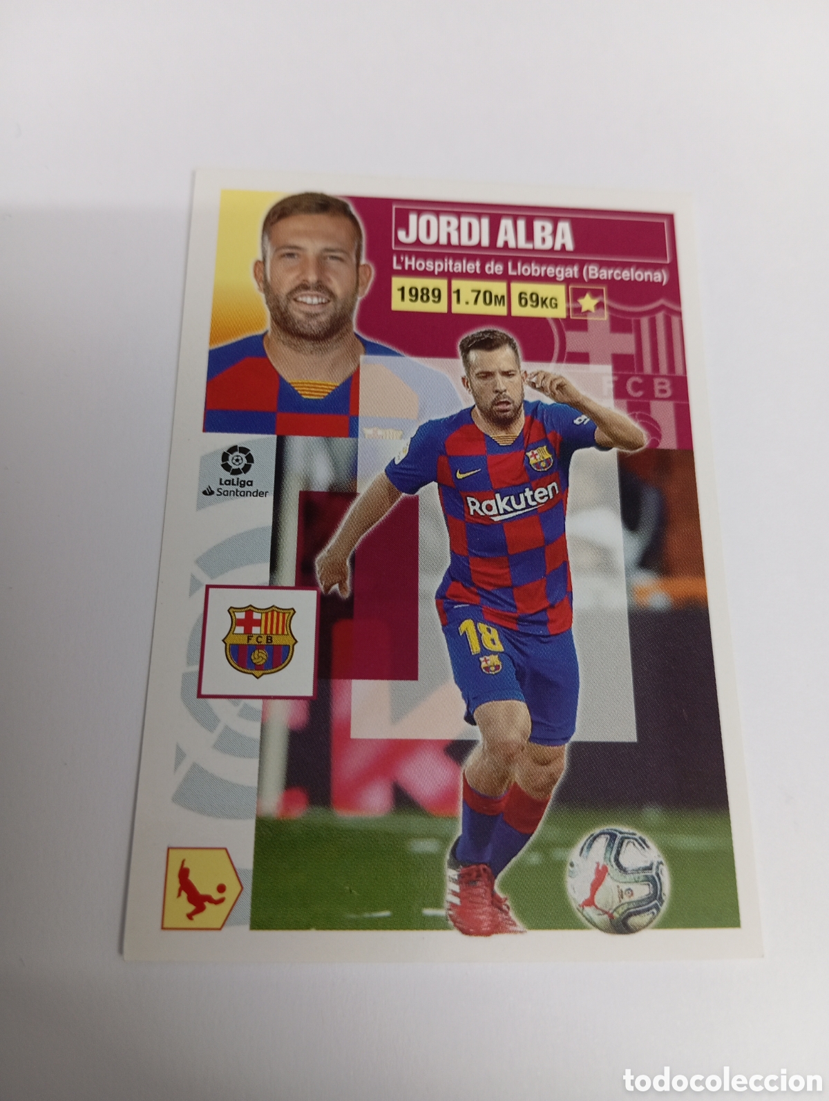 Fu&szlig;ball-Sticker: Jordi Alba 10 Barcelona LIGA ESTE 20-21 Panini 2020 2021