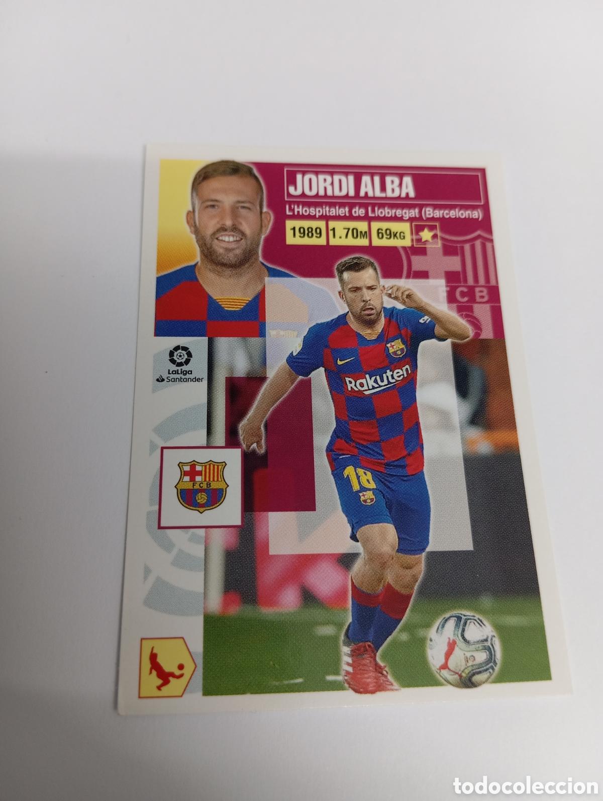 Cromos de Futebol: Jordi Alba 10 Barcelona LIGA ESTE 20-21 Panini 2020 2021